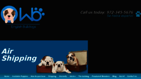 What Wbenglishbulldogs.com website looked like in 2017 (7 years ago)