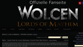 What Wolcen-game.de website looked like in 2017 (7 years ago)