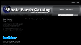 What Wholeearth.com website looked like in 2017 (7 years ago)