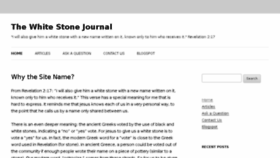 What Whitestonejournal.com website looked like in 2017 (7 years ago)