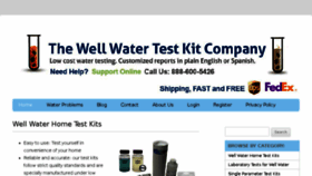 What Well-water-test-kits.com website looked like in 2017 (7 years ago)