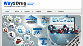 What Way2drug.com website looked like in 2017 (7 years ago)