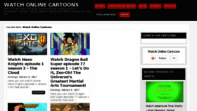 What Watchonlinecartoons.net website looked like in 2017 (7 years ago)