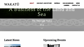 What Wakatu.org website looked like in 2017 (7 years ago)