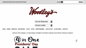 What Woodleys.com website looked like in 2017 (7 years ago)