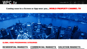 What Worldpropertychannel.com website looked like in 2017 (7 years ago)