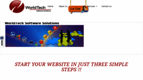 What Worldtechsofts.com website looked like in 2017 (7 years ago)