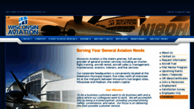 What Wisconsinaviation.com website looked like in 2017 (7 years ago)