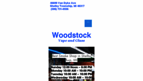 What Woodstockvapeandglass.com website looked like in 2017 (7 years ago)