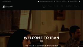 What Welcometoiran.com website looked like in 2017 (7 years ago)