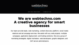 What Webtechno.com website looked like in 2017 (7 years ago)