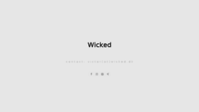 What Wicked.dk website looked like in 2017 (7 years ago)