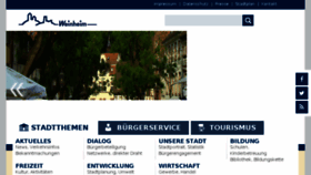 What Weinheim.de website looked like in 2017 (7 years ago)