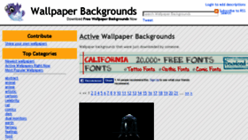 What Wallpaperbackgrounds.com website looked like in 2017 (7 years ago)