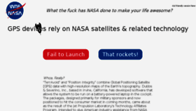 What Wtfnasa.com website looked like in 2017 (7 years ago)