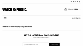What Watchrepublic.co.za website looked like in 2017 (7 years ago)