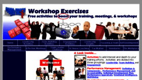 What Workshopexercises.com website looked like in 2017 (7 years ago)