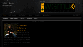 What Wgmuradio.com website looked like in 2017 (7 years ago)