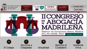What Web.icam.es website looked like in 2017 (7 years ago)
