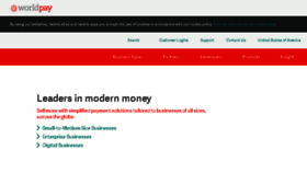 What Worldpay.us website looked like in 2017 (7 years ago)