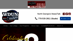What Wdun.com website looked like in 2017 (7 years ago)