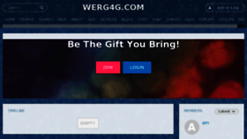 What Werg4g.com website looked like in 2017 (7 years ago)