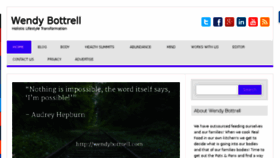 What Wendybottrell.com website looked like in 2017 (7 years ago)
