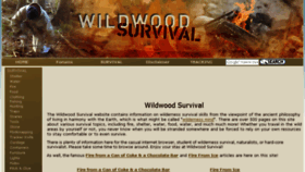 What Wildwoodsurvival.com website looked like in 2017 (6 years ago)