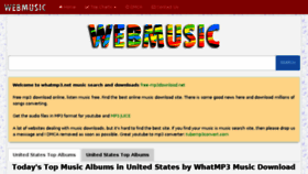 What Whatmp3.net website looked like in 2017 (7 years ago)