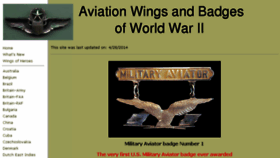 What Ww2wings.com website looked like in 2017 (7 years ago)