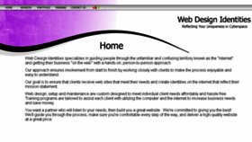What Web-design-identities.com website looked like in 2017 (7 years ago)