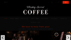 What Whiskeybarrelcoffee.com website looked like in 2017 (7 years ago)