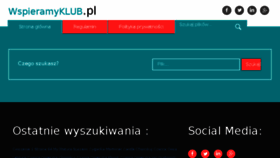What Wspieramyklub.pl website looked like in 2017 (7 years ago)