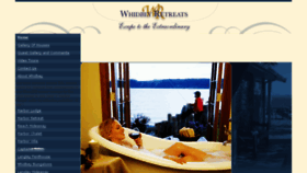 What Whidbeyretreat.com website looked like in 2017 (7 years ago)