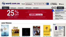 What Word.com.au website looked like in 2017 (7 years ago)