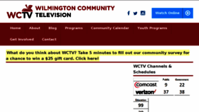 What Wctv.org website looked like in 2017 (7 years ago)