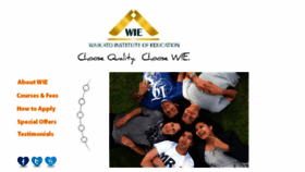 What Wie.ac.nz website looked like in 2017 (6 years ago)
