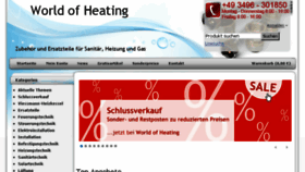 What World-of-heating.de website looked like in 2017 (6 years ago)