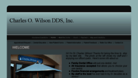 What Wilsondentist.com website looked like in 2017 (7 years ago)