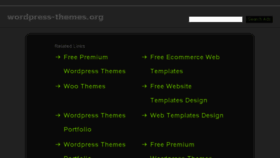 What Wordpress-themes.org website looked like in 2017 (7 years ago)