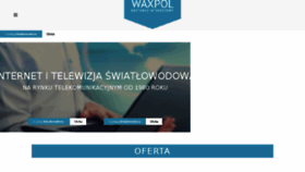 What Waxpol.net website looked like in 2017 (7 years ago)