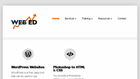 What Web-ed.com.au website looked like in 2017 (7 years ago)