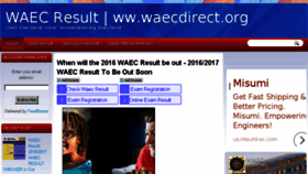 What Waecdirect-org.blogspot.com.ng website looked like in 2017 (7 years ago)