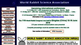 What World-rabbit-science.com website looked like in 2017 (6 years ago)
