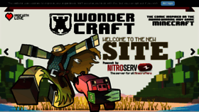 What Wondercraft.net website looked like in 2017 (7 years ago)
