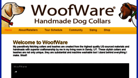 What Woofware.com website looked like in 2017 (6 years ago)