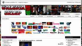 What Waleriasklep.pl website looked like in 2017 (7 years ago)