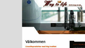 What Waytolife.se website looked like in 2017 (6 years ago)