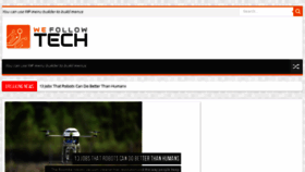 What Wefollowtech.com website looked like in 2017 (7 years ago)