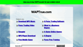 What Waptrue.com website looked like in 2017 (6 years ago)